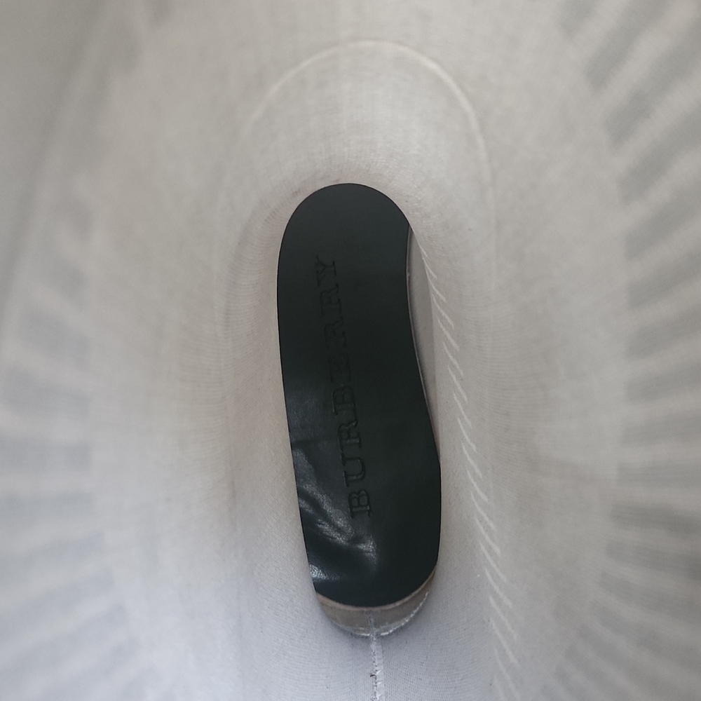 BURBERRY Wellington Rain Boot black and Cream size 39 (9) - Picture 7 of 9